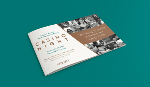 Horizontal A5 Brochure mockup